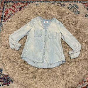 Holding Horses Chambray button down blouse XS